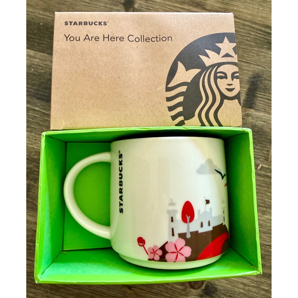 Starbucks Coffee Mug New Jersey 14oz White New You Are Here Collection Boxed